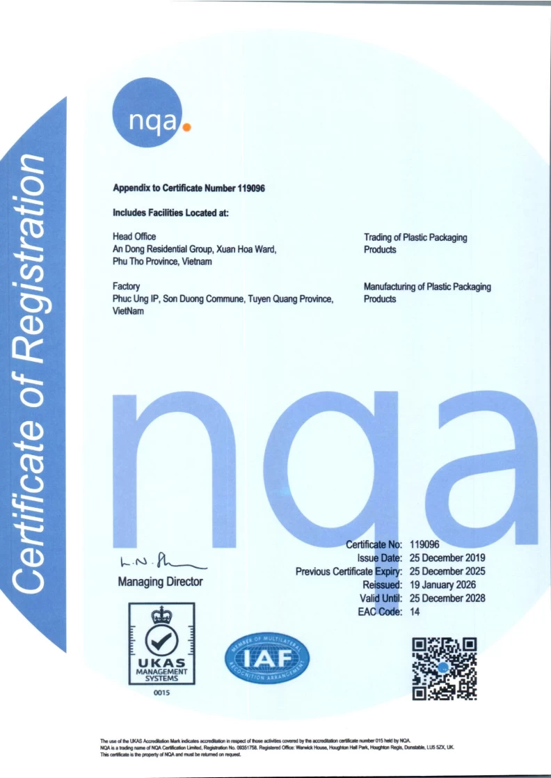 ISO 9001:2015 Quality Management System Certification